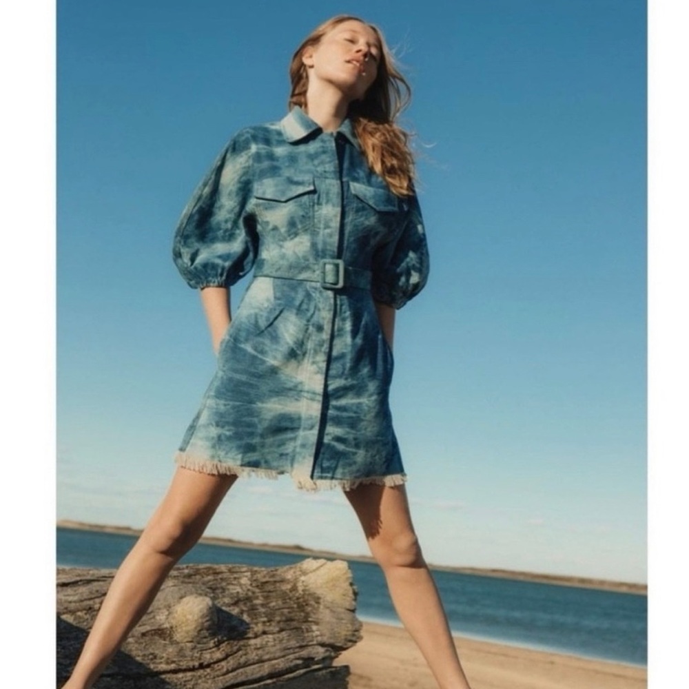 Divine Heritage Denim Mini Dress